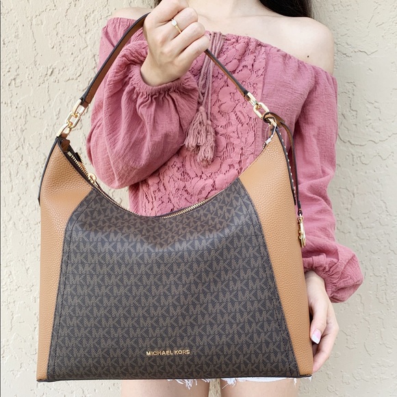 Michael Kors Large top Zip Hono Free Zip Pouch - Picture 3 of 7